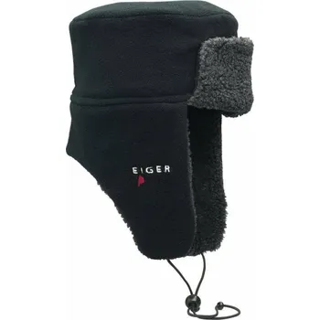 Rybářské oblečení Zimní čepice EIGER Fleece Korean Hat Black S/M - L/XL