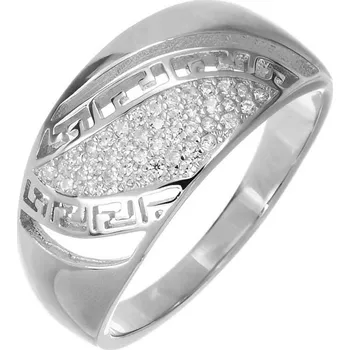 Prsten Argento 73003 Stříbrný prsten - čiré kulaté zirkony | Velikost prstenu: 55mm