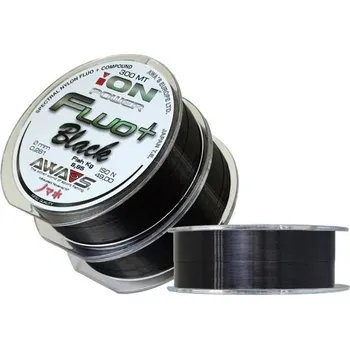 AWA-SHIMA Vlasec ION Power Fluo+ Black 2x300m - 0.203 mm / 5.09 kg