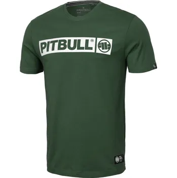 Pánské tričko PitBull West Coast - triko HILLTOP 170 zelené Barva: Zelená, Vel: XL