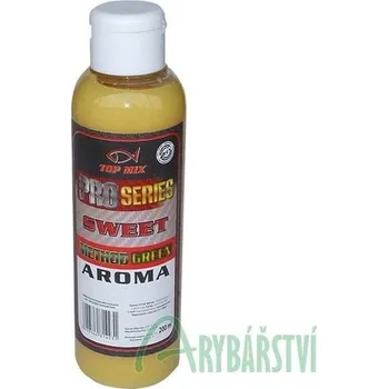 Návnadové aroma TOP MIX Posilovač PRO SERIES Method Green Aroma 250 ml - kukuřice bílá čokoláda