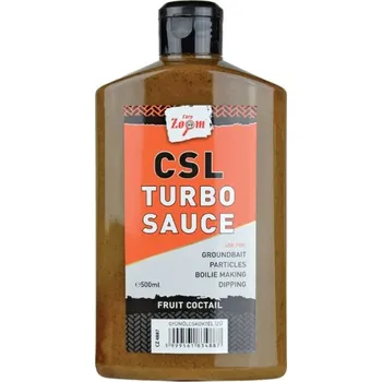 Návnadové aroma CARP ZOOM Booster CSL Turbo Sauce 500 ml - Ovocný Koktejl