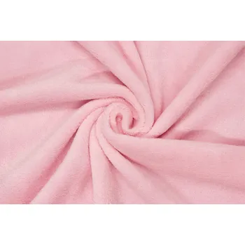 Coral fleece | WellSoft - Světle růžový