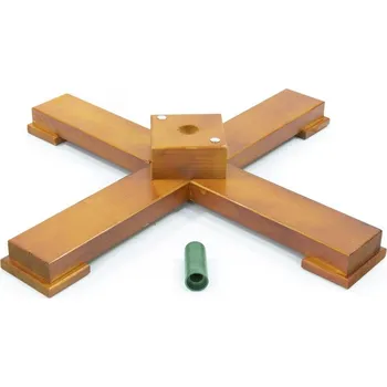 Stojánek na vánoční stromek Dřevěný stojan na vánoční stromek s průměrem držáku 33 mm