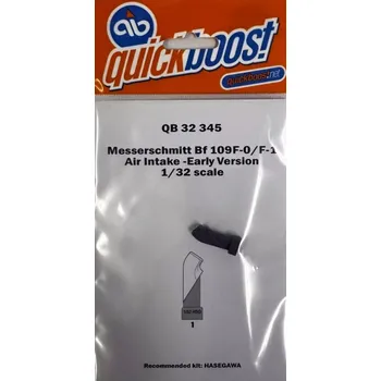 Plastikový model Quickboost 1/32 Bf 109F-0/F-1 air intake - early (HAS)
