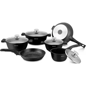 Sada nádobí Herzog sada nádobí 16 dílná, černá