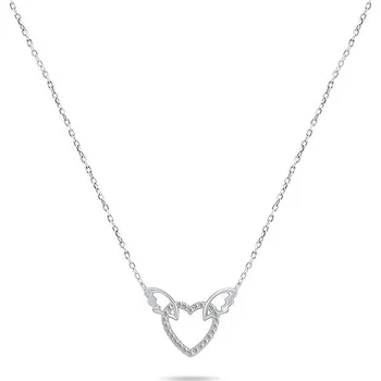 Náramek Brilio Silver Stříbrný náhrdelník se zirkony NCL36W (Ag925/1000, 2,95 g)