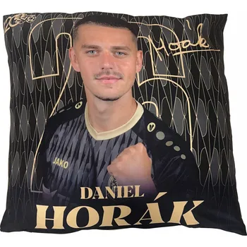 Fotbal JAKO Polštářek s hráčem Horák vel. 1, černá