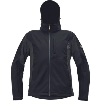 Pánská softshellová bunda ČERVA DAYBORO bunda softshellová Barva: černá, Velikost: L
