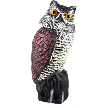 Maketa sovy na plašení ptactva s pohyblivou hlavou (GPT1)