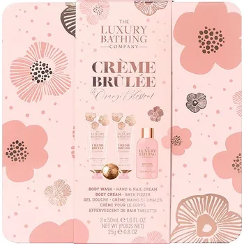 Kosmetika GRACE COLE Creme brulée, Pomerančový květ & Vanilka sada v plechové dóze 150 ml