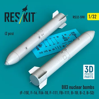 Plastikový model Reskit 1/32 B83 nuclear bombs (2 pcs.)