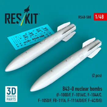 Plastikový model Reskit 1/48 B43-0 nuclear bombs (2 pcs.)