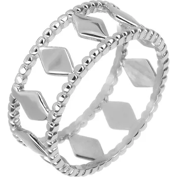 Prsten Argento 73025 Stříbrný prsten - obroučka | Velikost prstenu: 56mm