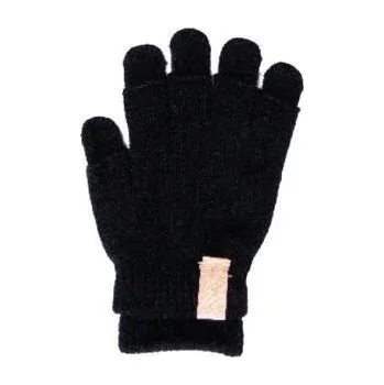 Rukavice Novia Rukavice prstové 2v1 holka N034 Barva: černá