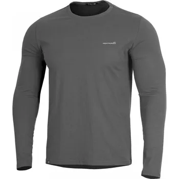 Pánské oblečení Triko Pentagon Ageron 2.0 Long Arm - Wolf Grey 2XL