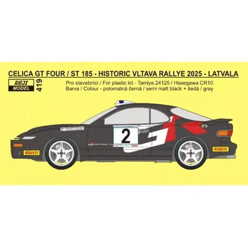 Plastikový model Reji model 1/24 Celica ST 185 Historic Vltava Rallye 2025