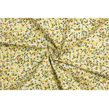 Bavlněné plátno - Květinový vzor