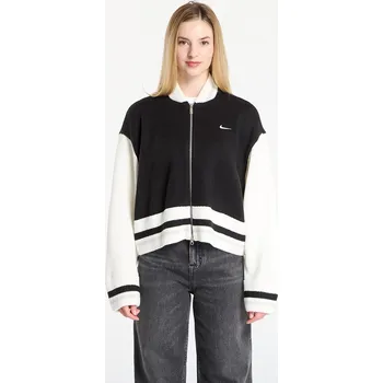 Dámský svetr Svetr Nike Sportswear Women's Cardigan Black/ Sail/ Vast Grey/ Sail L