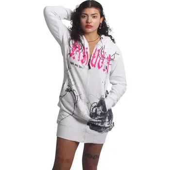 Dámská mikina Yakuza dámská mikina PAREIDOLIA LONG GLHZB 27104 White