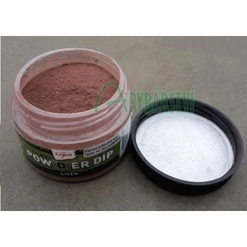 Nástraha CARP ZOOM Obalovací dip Turbo Powder Dip 80 g - játra