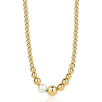 Šperk Náhrdelník Brosway PERFECT Zlaté souznění - Chirurgická ocel 316L PVD