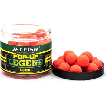 Boilies JET FISH Boilies Legend Range POP-UP Biokrill - 60 g (20 mm)