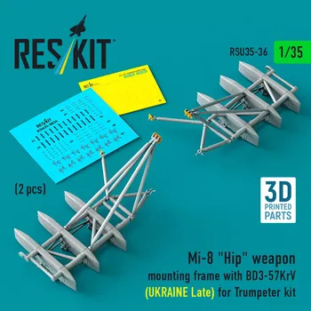 Plastikový model Reskit 1/35 Mi-8 Hip weapon mount.fr.w/ BD3-57KrV (late)