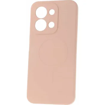 Pouzdro na mobilní telefon Kryt Xiaomi Redmi 15C s MagSafe světle růžový (obal neboli pouzdro na Xiaomi Redmi 15C)