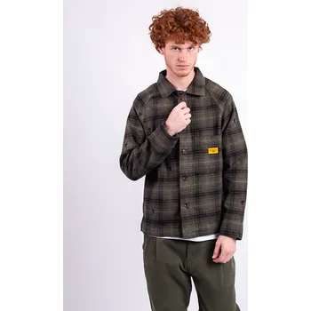 Pánská bunda Service Works Thistle Plaid FOH Jacket OLIVE XL