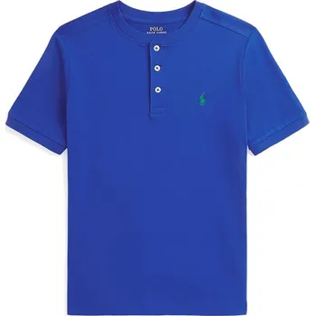 Chlapecké tričko Dětské bavlněné tričko Polo Ralph Lauren tmavomodrá barva, 323925323503 59X, vel. 163-174