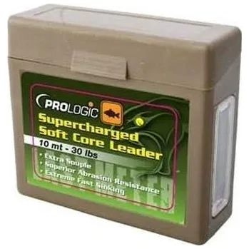 PROLOGIC Návazcová šňůra Supercharged Soft Core Leader Camo Silt 5 m