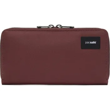 Pacsafe RFIDsafe Continental Wallet garnet red bezpečnostní peněženka