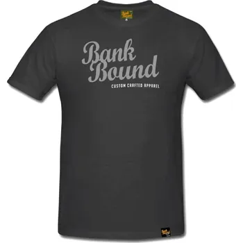 Rybářské oblečení PROLOGIC Tričko Bank Bound Custom Tee Dark Grey - M