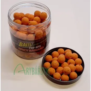 Nástraha STRATEGY BAITS Plovoucí boilies Pop-Ups 12mm 100g - Oriental Curry