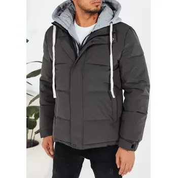 Pánská casual bunda Pánská bunda DSTREET TX5103 TMAVĚ ŠEDÁ M
