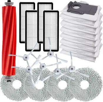 Sada příslušenství pro robotický vysavač Mopy, kartáče, HEPA filtry pro ROBOROCK QRevo Pro/MaxV/S/Plus/P10 a sáčky 22ks