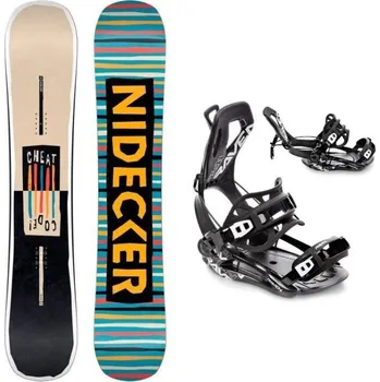 Snowboarding Nidecker Cheat Code 25/26 pánská snowboard + Raven Fastec FT360 black vázání 162 cm Wide + S (EU 35-40) + DÁREK + Doprava ZDARMA