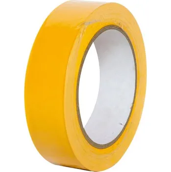 Lepicí páska Páska maskovací UV odolná, 30 mm x 33 m, vroubkovaná, žlutá