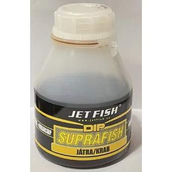 Návnadové aroma JET FISH Supra Fish Dip 175 ml - Játra & Krab