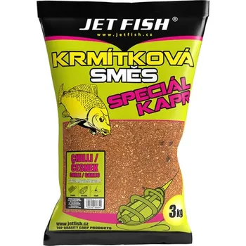 Nástraha JET FISH Krmítková Směs 3 kg - Chilli Česnek
