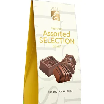 Čokoláda Emoti Assorted Selection Směs belgických pralinek 48g (Emoti Assorted Selection Směs belgických pralinek 48g)