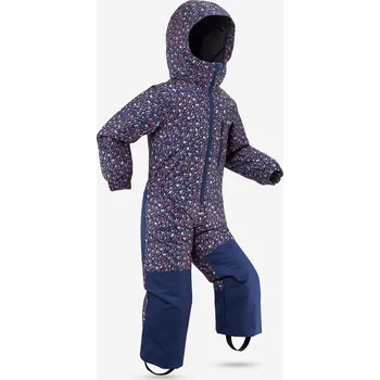 Kojenecká kombinéza WEDZE Dětská zimní kombinéza 100 5 LET MODRÁ