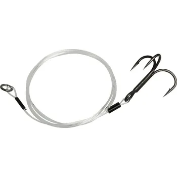 DAM Návazec na dravce Effzett Mono Deadbait Rig 1.00 mm 25 kg 75 cm 2 ks - 1/0