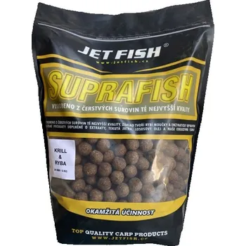 Boilies JET FISH Supra Fish Boilie Krill &amp; Ryba 24 mm 5 kg - 24 mm