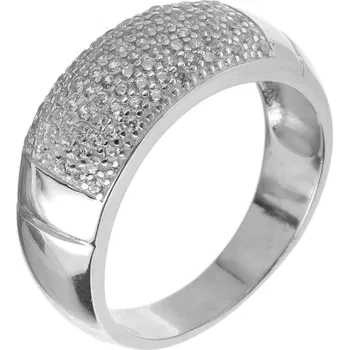 Prsten Argento 72876 Stříbrný prsten - čiré kulaté zirkony | Velikost prstenu: 56mm