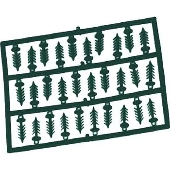 Boilies CARP ZOOM Hroty na boilies Barbed Boilie Stops POP UP 60ks - zelená