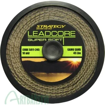 STRATEGY Návazcová šňůra Leadcore 10 m 35 Lb - camo weed tráva