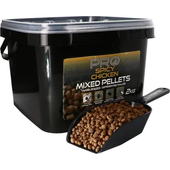 STARBAITS Pelety PROBIOTIC Spicy Chicken Mixed Pellets 2 kg