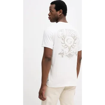 Pánské tričko Bavlněné tričko Guess M5BI61.KBZV1 béžová 01X, vel. L